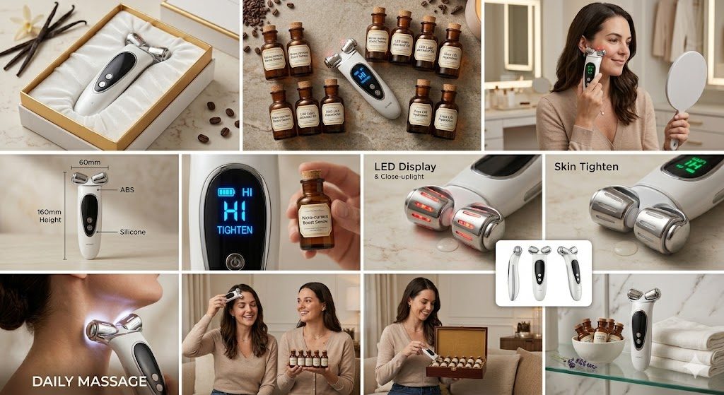 7-Color LED + EMS Face & Neck Lifting Device 2