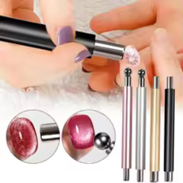 Double-Head Cat-Eye Nail Magnet Pen 3