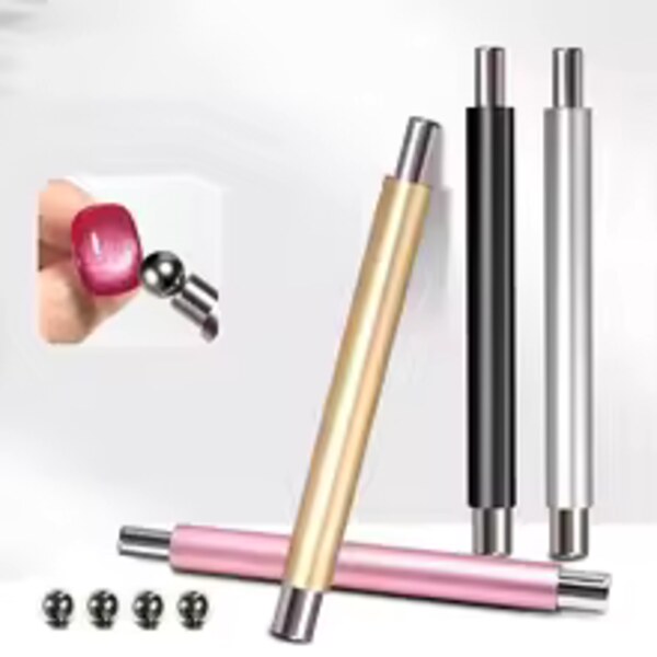 Double-Head Cat-Eye Nail Magnet Pen 5
