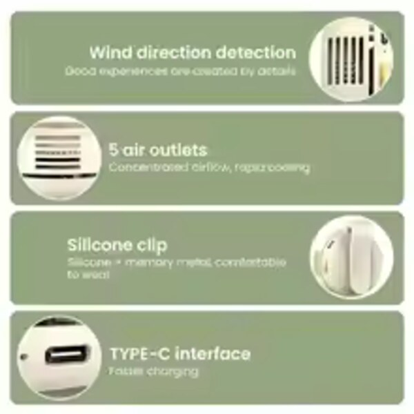 Portable Bladeless Neck Fan 4