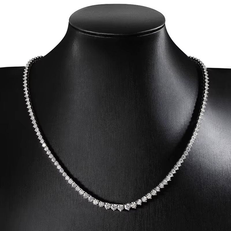 Moissanite Tennis Necklace 2
