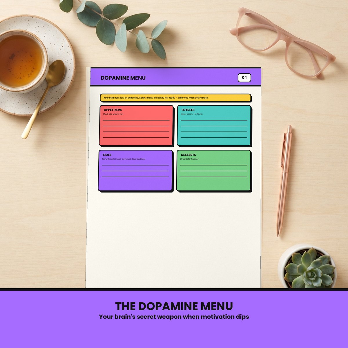 Dopamine Menu