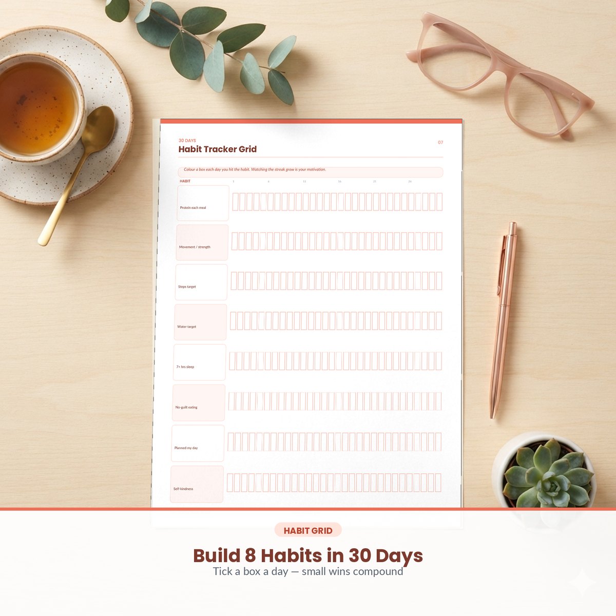 Habit grid